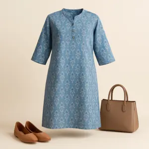 Cotton printed kurta