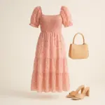 Floral midi dress